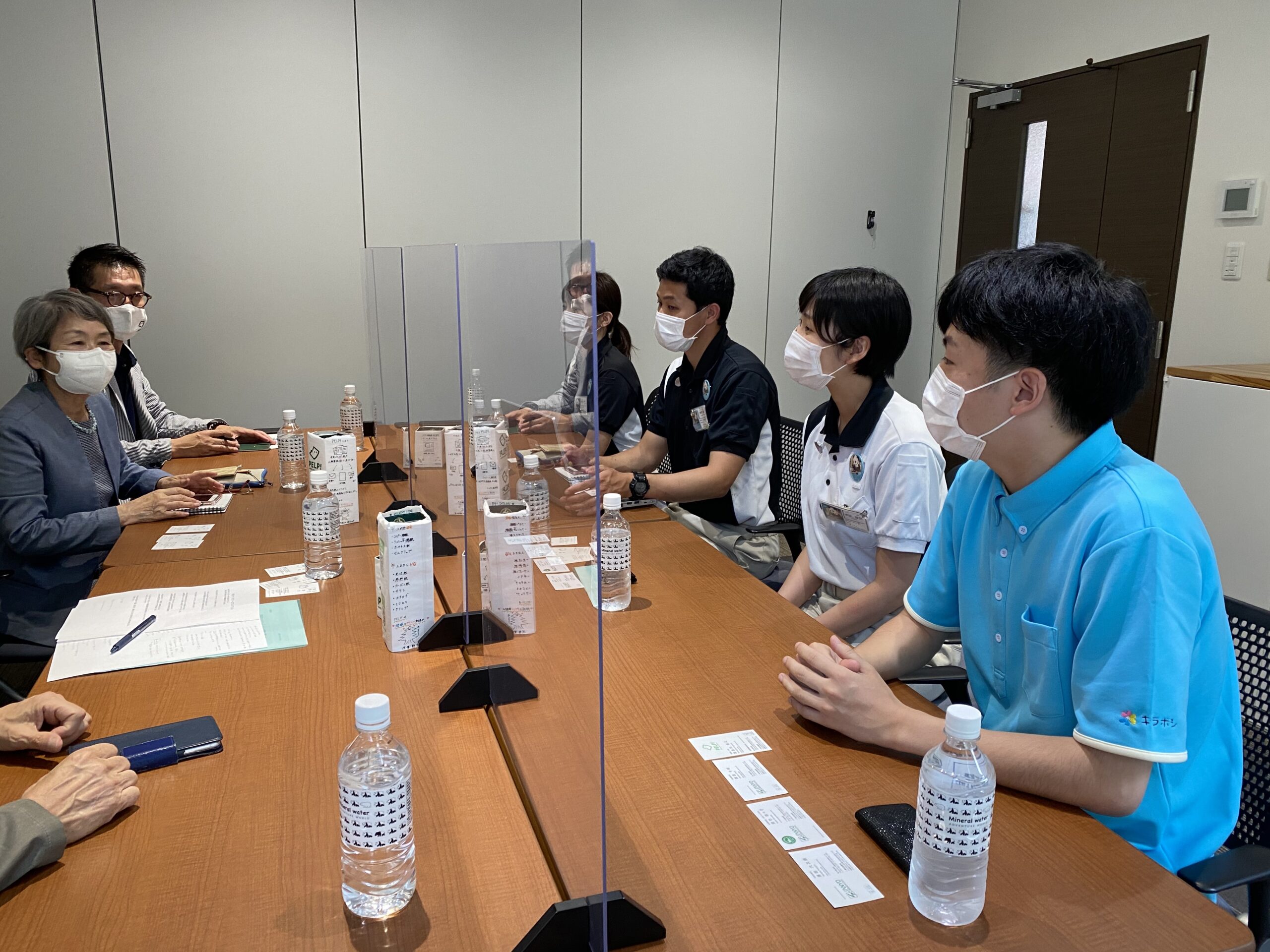 インタビューの様子